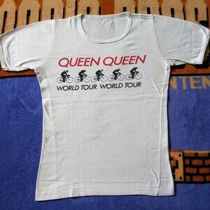 Vintage Original Rare 1970s Queen Band World Tour 1978/1979 T-shirt